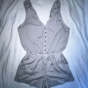Silver romper